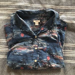 J. Crew Women’s hawaiian button down